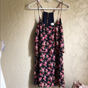 Beautiful navy dress with pink flowers 🌺 dress